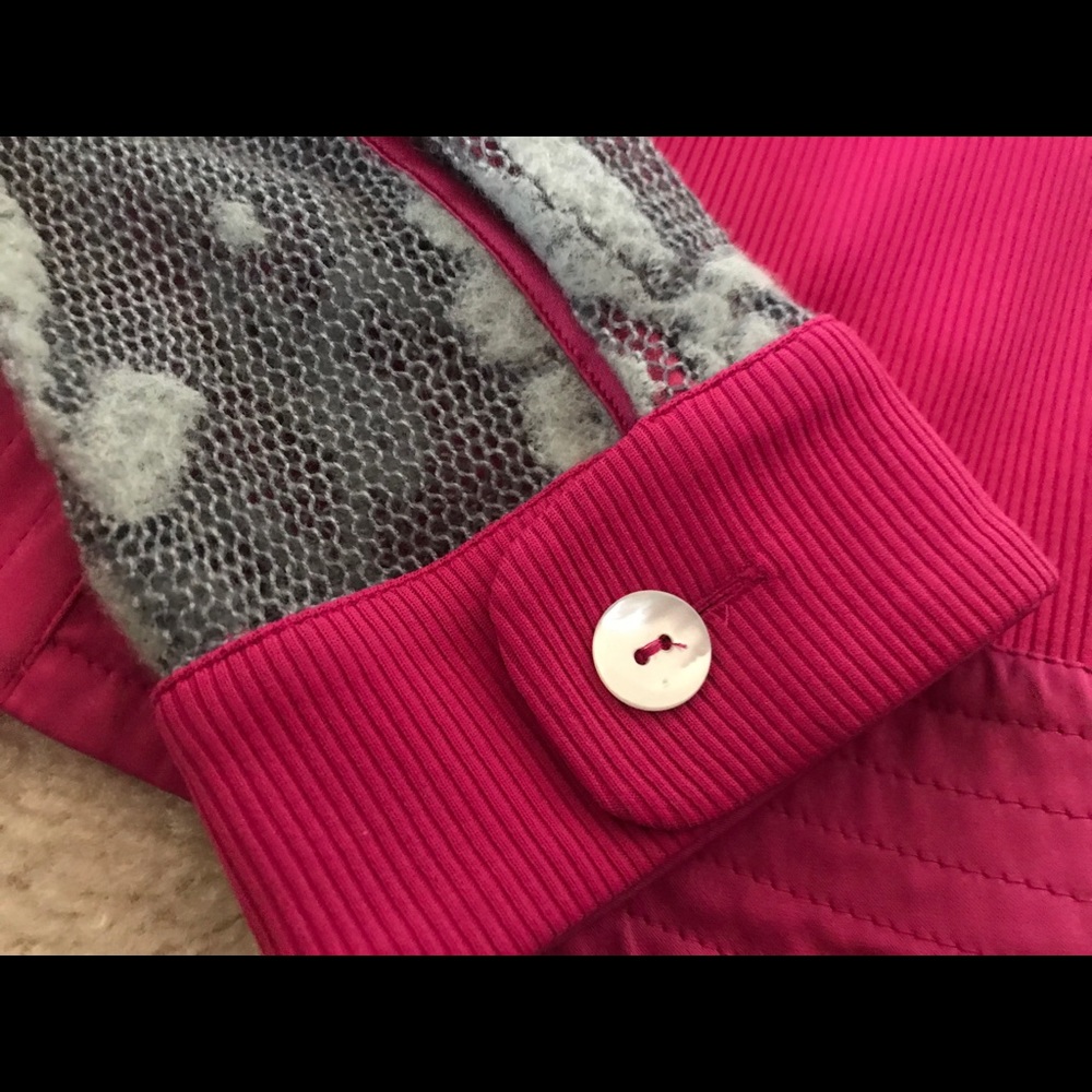 Pink & Gray Ribbed Cardigan - Picture 4 of 6